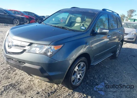 2007 Acura Mdx Technology Package z USA, uszkodzony, nr VIN 2HNYD28347H545538